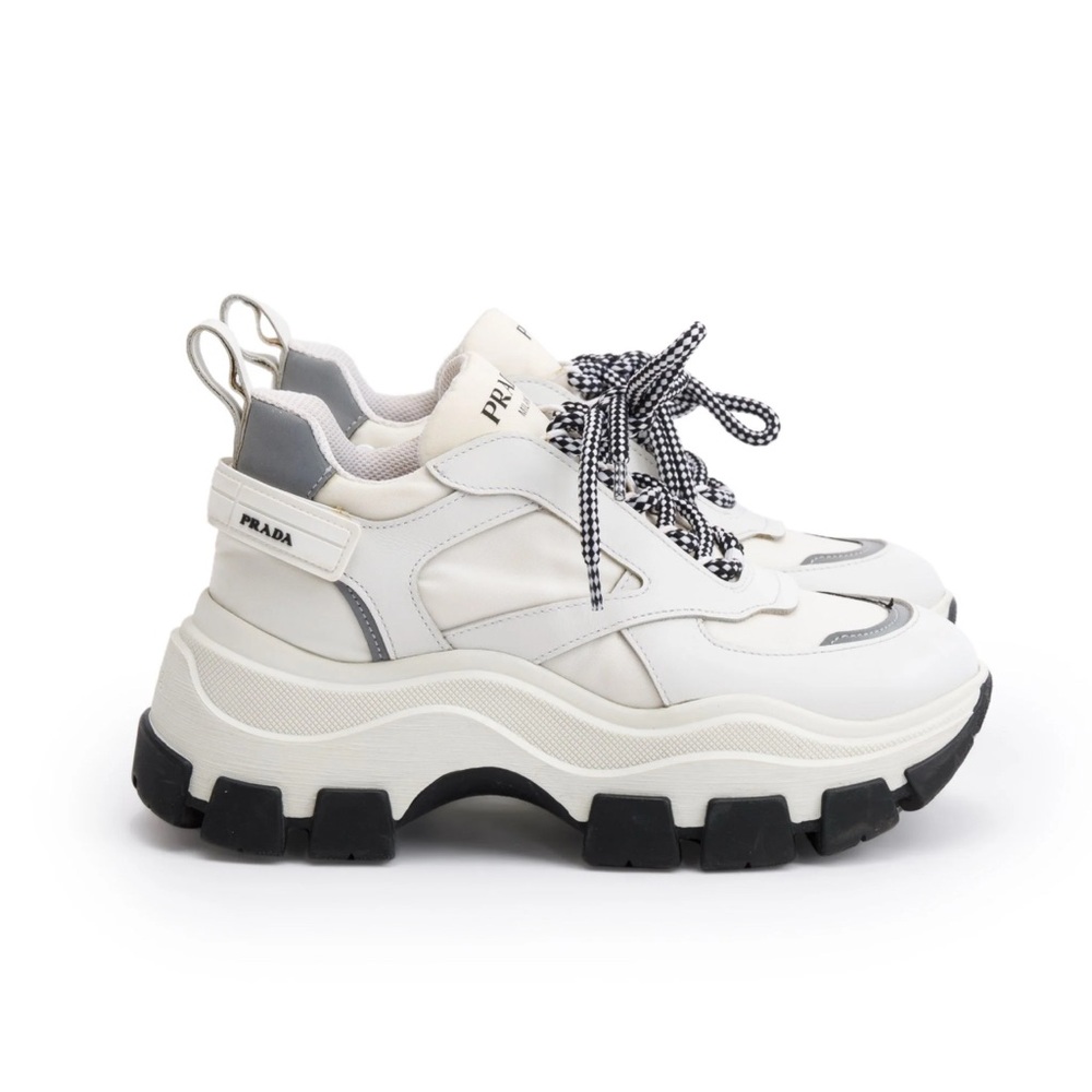 Prada Women's White Chunky Sneakers